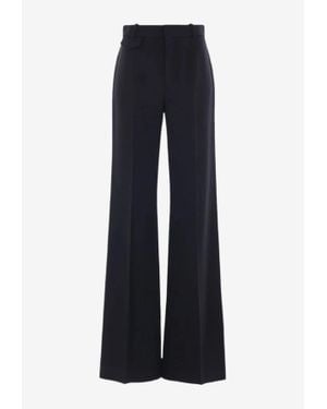Chloé High-Rise Flared Trousers - Blue