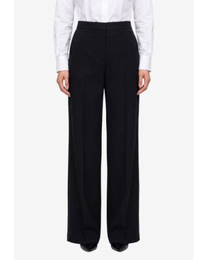 SUTTON NEW YORK Tailored Wide-Leg Pants - Black