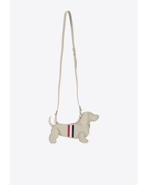 Thom Browne Mini Hector Crossbody Bag - White