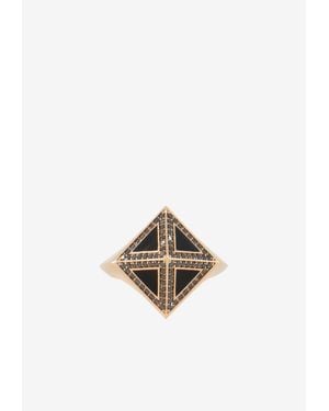 Djihan The Pyra Diamond Ring - White