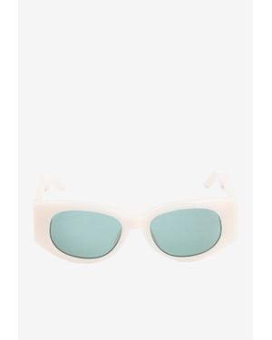 CASABLANCA Memphis Rectangular Sunglasses - Blue