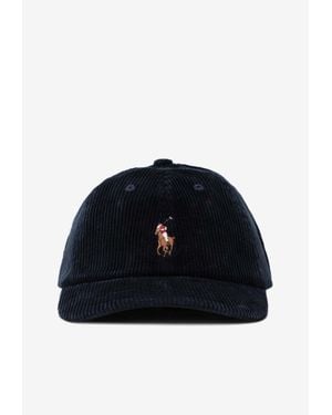 Polo Ralph Lauren Corduroy Pony Baseball Cap - Blue