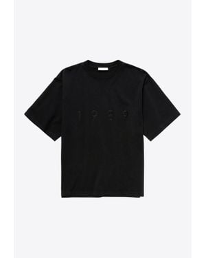 1989 STUDIO 1989 Logo Crewneck T-Shirt - Black