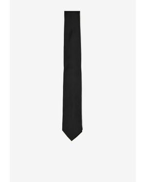 Lardini Classic Silk Tie - Black
