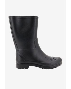 Celine Rubber Garden Boots - Black