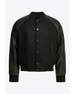 Givenchy Logo Bomber Jacket - Black