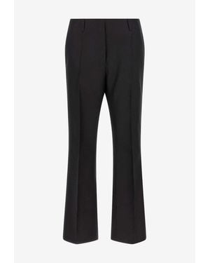 Dries Van Noten Paloma Wool-Blend Tailored Pants - Black