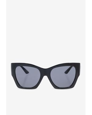 Versace Medusa Cat-Eye Sunglasses - Gray
