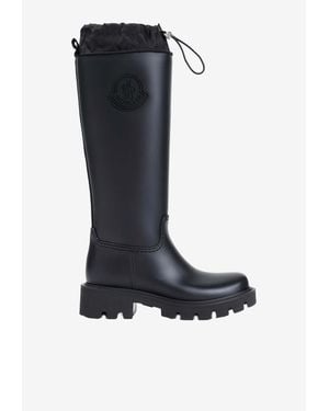 Moncler Kickstream Knee-High Rain Boots - Black