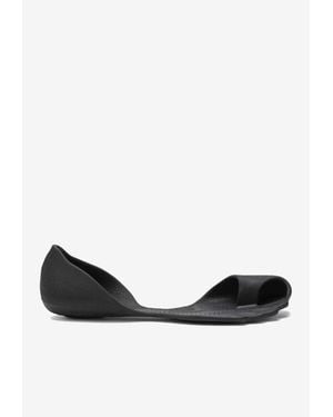 Balenciaga Anatomical Zero Rubber Slippers - Black