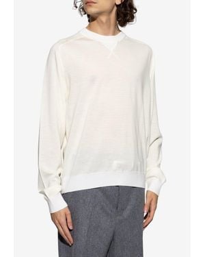 Jacquemus Brode Wool Sweater - White