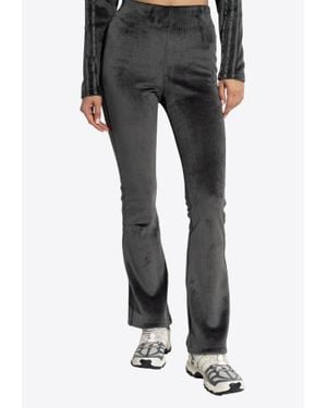 adidas Originals Ribbed Flared Pants - Black