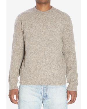 Barena Rolo Narci Crewneck Sweater - Natural