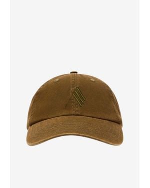 The Attico Logo Embroidered Baseball Cap - Brown