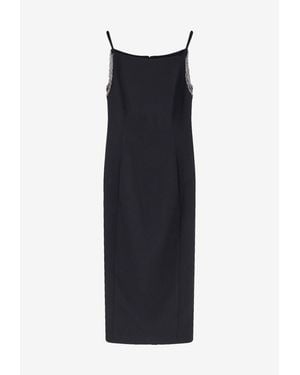 Pinko Sleeveless Midi Dress - Blue