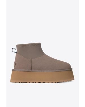 UGG Classic Mini Dipper Platform Boots - Brown