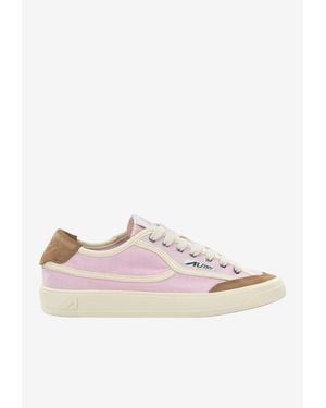 Autry Windscape Canvas Sneakers - Pink