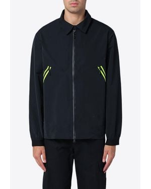 Purple Mountain Observatory Zip-Up Lightweight Shirt Jacket - Blue