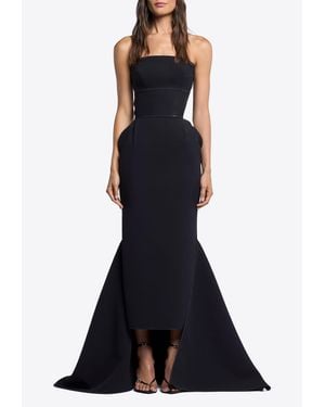 Maticevski Residence Strapless Sculptured Gown - Blue