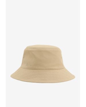Burberry Embroidered Ekd Fishing Hat - Natural