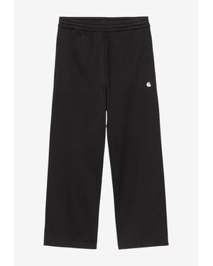 Carhartt Logo-Embroidered Track Pants - Black