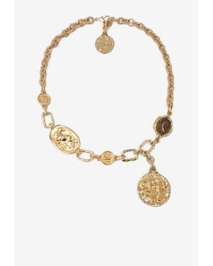 Chloé Medals Choker Necklace - White