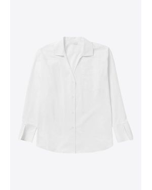 1989 STUDIO Long-Sleeved Mini Shirt Dress - White