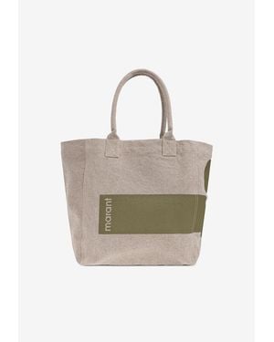 Isabel Marant Yenky Canvas Tote Bag - Natural