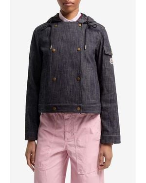 Moncler Diervilla Denim Jacket - Grey