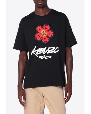 KENZO X Futura 2000 Boke Flower Logo T-Shirt - Black