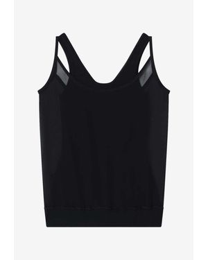 Fendi Crewneck Sleeveless Dress - Black
