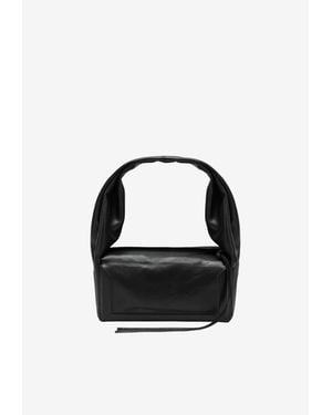 Maison Margiela Small Box East West Leather Bag - Black
