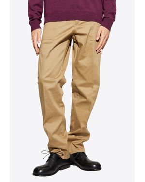 Etro Straight-Leg Cargo Pants - Natural