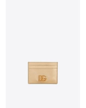 Dolce & Gabbana Woven Dg-Logo Cardholder - White
