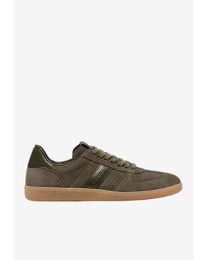 Tom Ford Archer Suede Low-Top Sneakers - Green