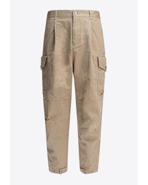Moose Knuckles Straight-Leg Cargo Shorts - Natural