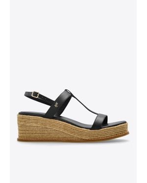 Jimmy Choo Theia 60 Wedge Sandals - White