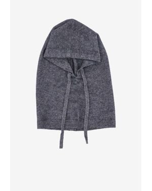 P.A.R.O.S.H. Lacoon Drawstring Balaclava - Blue