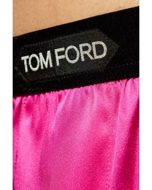 Tom Ford Boxer Shorts With Logo - Pink