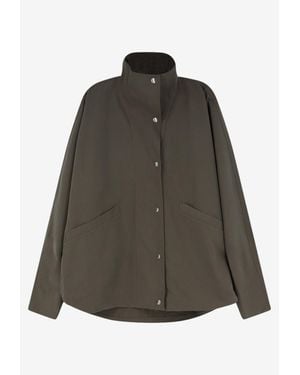 TOTEME Summer Parachute Raincoat - Grey