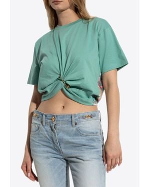 Versace 'Underwater Barocco' T-Shirt - Green