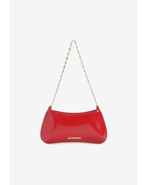 Jacquemus Le Petit Bisou Chaine Shoulder Bag - Red
