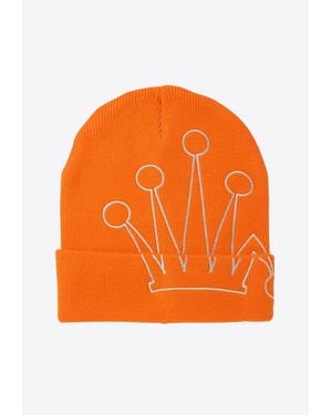 Stussy Cuff Crown Beanie - Orange