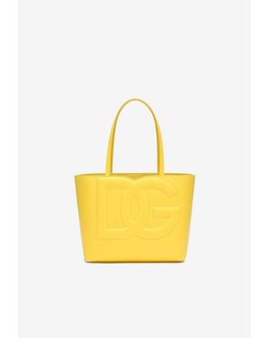 Dolce & Gabbana Dg Logo Small Shopping Bag - Yellow