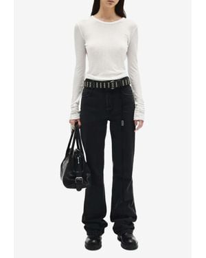 Ann Demeulemeester Fiene Long-Sleeved T-Shirt - White