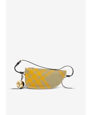 Burberry Mini Shield Crossbody Bag - Yellow