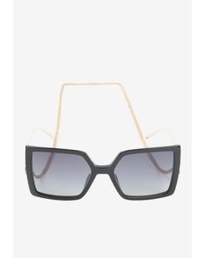 Chopard Square Acetate Sunglasses - Grey