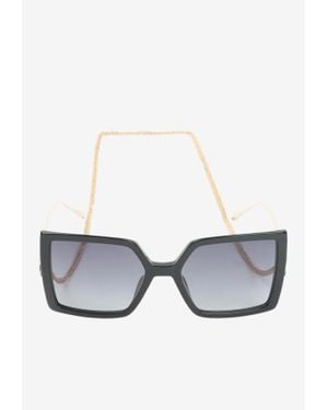 Chopard Square Acetate Sunglasses - Grey