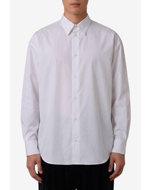 The Row Tomek Long-Sleeved Shirt - White