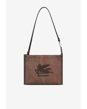 Etro Arnica Paisley Shoulder Bag - Brown